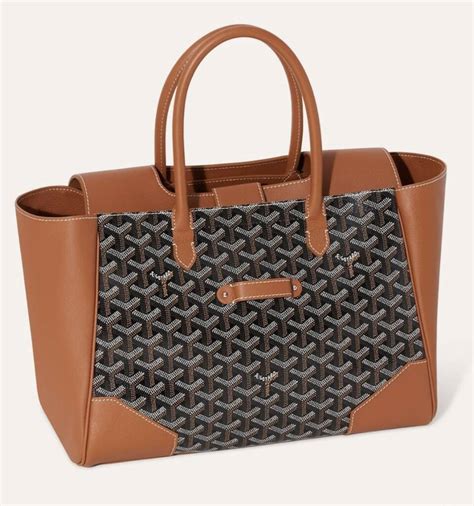 goyard saigon bag white|goyard saigon tote bag cost.